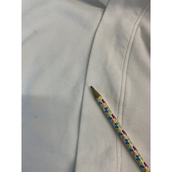 UNDER THE CANOPY Organic Cotton Womens Robe S/M White Long Sleeve Belt - Picture 3 of 9